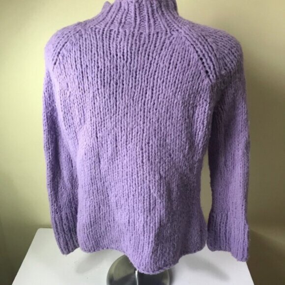 Deane &White Vintage Y2K Hand Knit Cable Chunky Sweater Wool Coastal Fisherman L - Picture 10 of 16